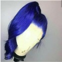 Magic Love Pre Plucked Lace Front Wig And Full lace wig Factory Stock Blue Color  Human Hair wigs (MAGIC0172)