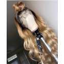 Magic Love Human Virgin Hair Summer Style Ombre Color Pre Plucked Lace Front Wig And Full Lace Wig For Black Woman Free Shipping (MAGIC0282)