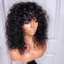 Magic Love Human Virgin Hair Bob Curl Pre Plucked Lace Wig For Black Woman Free Shipping(Magic0557)