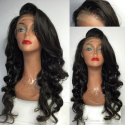 Magic Love Human Virgin Hair Wave Pre Plucked Lace Wig For Black Woman Free Shipping(Magic0333)