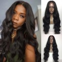  Magic Love Human Virgin Hair Pre Plucked Natural Color 13x6 Lace Front Wig For Black Woman Free Shipping(Magic0200)