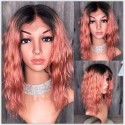  Magic Love Human Virgin Hair Ice Cream 1B/Pink Pre Plucked Lace Front Wig And Full Lace Wig For Black Woman Free Shipping (MAGIC0346)