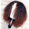 Magic Love Human Virgin Hair Ombre Pre Plucked Lace Front Wig And Full Lace Wig For Black Woman Free Shipping (MAGIC0314)
