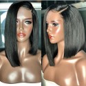 Magic Love Human Unprocessed Human Virgin Pre Plucked Lace front Bob Wigs(MAGIC067)