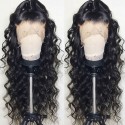 Magic Love Human Virgin Hair Loose Curl Pre Plucked Lace Wig For Black Woman Free Shipping(Magic092)