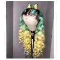 Magic Love Pre Plucked Hair Line Factory Stock Ombre Colorful Lace Front wig&Full lace wig Human Hair wigs (MAGIC0115)