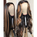 Magic Love Human Virgin Hair Ombre Color Pre Plucked Lace Front Wig And Full Lace Wig For Black Woman Free Shipping (MAGIC0307)