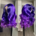 Magic Love Human Virgin Hair Ombre Purple Pre Plucked Lace Front Wig And Full Lace Wig For Black Woman Free Shipping (MAGIC0514)