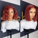 Magic Love Pre Plucked Factory Stock  Burgundy Ombre 1B 99J Human Hair Bob wigs (MAGIC0113)