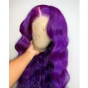 Magic Love Pre Plucked Purple Color Lace Front Wig And Full Lace Wig Factory Stock Human Hair wigs (MAGIC0344)