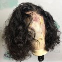 Magic Love Human Virgin Hair Loose Curl Pre Plucked Lace Wig For Black Woman Free Shipping(Magic0191)