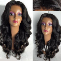 Magic Love Human Virgin Hair Wave Pre Plucked Lace Wig For Black Woman Free Shipping(Magic0332)