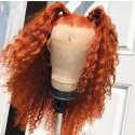 Magic Love Human Virgin Hair Deep Curl Orange Pre Plucked Lace Front Wig &Full Lace wig For Black Woman Free Shipping(Magic0182)