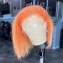 Magic Love Human Virgin Hair Light Orange Bob Pre Plucked Lace Front Wig &Full Lace wig For Black Woman Free Shipping(Magic0400)