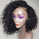 Magic Love Human Virgin Hair Curl Pre Plucked Lace Front Wig For Black Woman Free Shipping(Magic052)