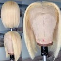 Magic Love Human Unprocessed Human Virgin Pre Plucked Bob Blonde Lace Wigs(MAGIC0101)
