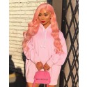 Magic Love Pre Plucked  Factory Stock Wavy PINK Color Human Hair Wigs (MAGIC0112)