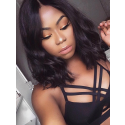 Magic Love Human Virgin Hair Natural Color Bob Wig Pre Plucked Lace Front Wig And Full Lace Wig For Black Woman Free Shipping (MAGIC0218)