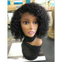 Magic Love Human Virgin Hair Curl Pre Plucked Lace Front Wig For Black Woman Free Shipping(Magic0209)