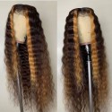 Magic Love Human Virgin Hair Ombre 1b/27 Pre Plucked Lace Front Wig And Full Lace Wig For Black Woman Free Shipping (MAGIC0492)