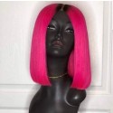 Magic Love Human Virgin Hair Ombre1B/Red Pre Plucked Lace Front Wig And Full Lace Wig For Black Woman Free Shipping (MAGIC0375)