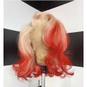 Magic Love Human Virgin Hair Ombre Red Bob Pre Plucked Lace Front Wig And Full Lace Wig For Black Woman Free Shipping (MAGIC0499)