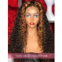Magic Love Human Virgin Hair Highlight Pre Plucked Lace Front Wig And Full Lace Wig For Black Woman Free Shipping (MAGIC0548)