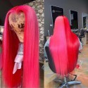 Magic Love Human Virgin Hair Ombre Pink Pre Plucked Lace Front Wig And Full Lace Wig For Black Woman Free Shipping (MAGIC0471)