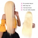 Magic Love Hair Brazilian Virgin Hair Color 613  Lace Front Wig&Full Lace Wig In stock  (MAGIC004)
