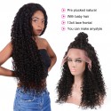 Magic Love Human Virgin Hair Kinky Curl Pre Plucked Lace Wigs For Black Woman Free Shipping(Magic005)