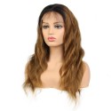 Magic Love #1b/27 Pre Plucked Lace Front & Full Lace Wig Factory Stock Wavy Human Hair wigs (MAGIC072)