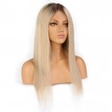 Magic Love #4/613 Pre Plucked Lace Front Wig &Lace Front Wig Factory Stock Straight Human Hair wigs (MAGIC073)