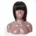 Magic Love Human Hair wigs  Pre Plucked BOB Lace Front Wig & Full Lace Wig with Bangs(MAGIC016)