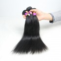 Magic Love 4PCS/LOT Brazilian Straight Virgin Human Hair Weave Bundles Natural Black Color Double Weft Hair Extensions Free Shipping 8-30''(MAGIC021)