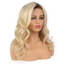 Magic Love Human Virgin Hair Ombre 4/613 Pre Plucked Lace Front Wig And Full Lace Wig For Black Woman Free Shipping(Magic0105)