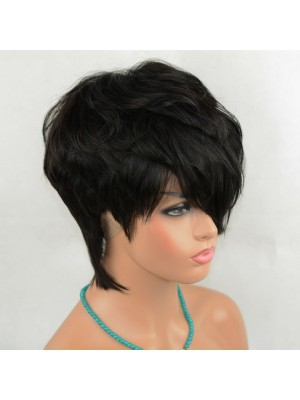 Magic Love Human Virgin Hair Factory Stocks Short Bob Full Lace Wig On Sale For Black Woman Free Shipping(Magic0493)