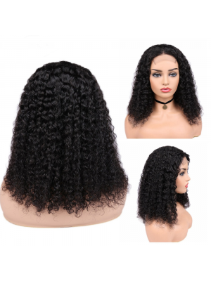 Magic Love Hair 300% Density Pre Plucked Human Hair Curly Closure Wig Made By Bundles And Closure/Frontal (MAGIC0201)