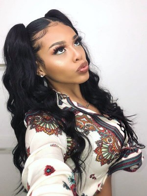 Magic Love Pre Plucked Factory Stock Natural Color 13X6 Human Hair wigs(MAGIC0137)