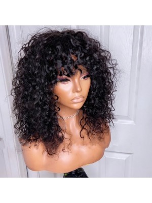 Magic Love Human Virgin Hair Bob Curl Pre Plucked Lace Wig For Black Woman Free Shipping(Magic0557)