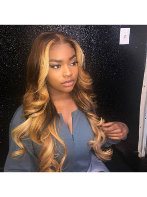 Magic Love Human Virgin Hair 13x6 SUMMERELLA Style Lace Front Wig And Full Lace Wig For Black Woman Free Shipping (MAGIC0356)