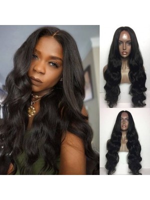  Magic Love Human Virgin Hair Pre Plucked Natural Color 13x6 Lace Front Wig For Black Woman Free Shipping(Magic0200)