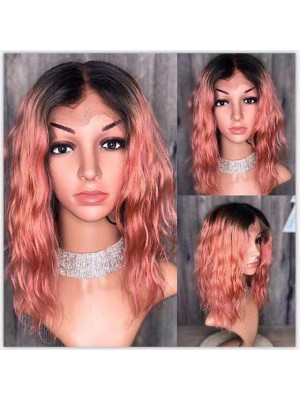  Magic Love Human Virgin Hair Ice Cream 1B/Pink Pre Plucked Lace Front Wig And Full Lace Wig For Black Woman Free Shipping (MAGIC0346)