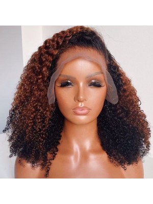 Magic Love Human Virgin Hair Bob Curly Pre Plucked Lace Front Wig And Full Lace Wig For Black Woman Free Shipping (MAGIC0488)