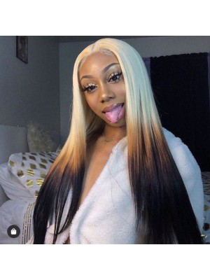 Magic Love Human Virgin Hair Ombre Color Pre Plucked Lace Front Wig And Full Lace Wig For Black Woman Free Shipping (MAGIC0386)