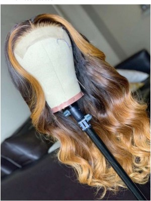 Magic Love Human Virgin Hair Ombre Color Pre Plucked Lace Front Wig And Full Lace Wig For Black Woman Free Shipping (MAGIC0286)