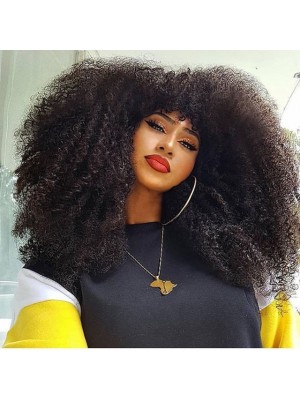 Magic Love Hair Human Hair Afro Kinky Lace Front  wigs & Full Lace Wig for black Women (Magic065)