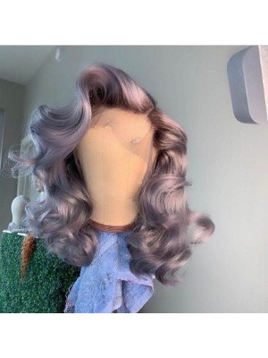 Magic Love 4/grey Pre Plucked  Lace Front & Full lace Wig Factory Stock Body Wave Human Hair wigs (MAGIC070)