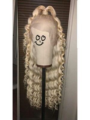  Magic Love Hair Pre Plucked Brazilian Human Virgin Hair Blonde Color 613 Lose Deep Lace Front Wig & Full Lace Wig（magic0279）