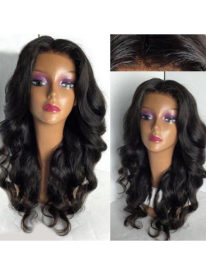 Magic Love Human Virgin Hair Wave Pre Plucked Lace Wig For Black Woman Free Shipping(Magic0332)