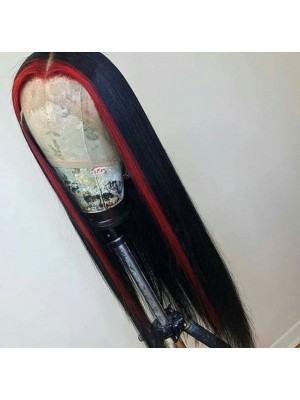 Magic Love Ombre Red Color Pre Plucked Lace Front & Full lace Wig Factory Stocks Human Hair wigs (MAGIC0362)